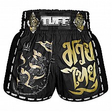 MSC117 TUFF Retro Shorts Singha Yantra with War Flag